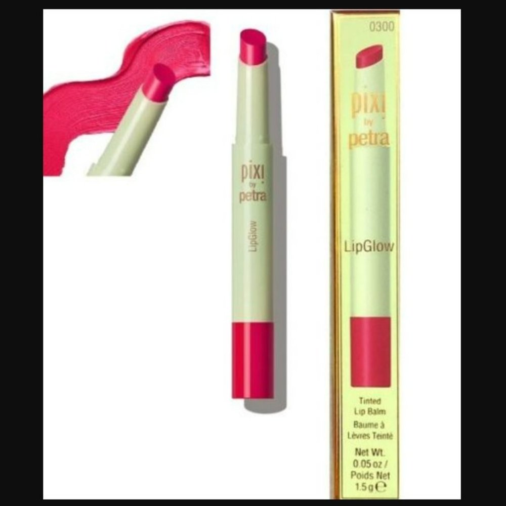 NEW! Pixi by Petra Lip Glow Tinted Lip Balm LipGlow in Ruby - Lip Gloss Lipstick
